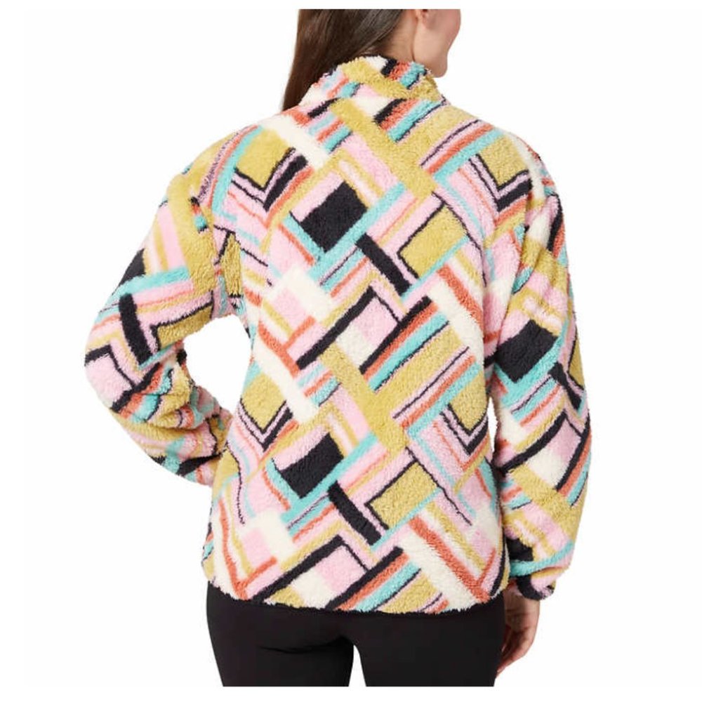 🌸 HP Hurley Ladies' Snap Plush Pullover Pink NWT - Picture 4 of 7